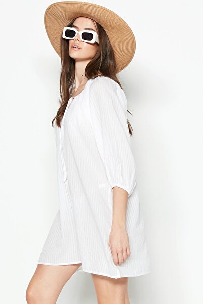 C&City Pareo Beach Dress 22327 Λευκό