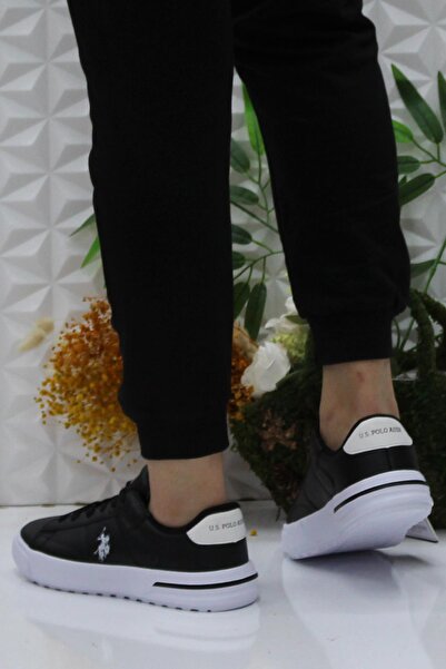 U.S. Polo Assn. Us Polo Assn. Mango Wmn - Black and White Women's Sneakers