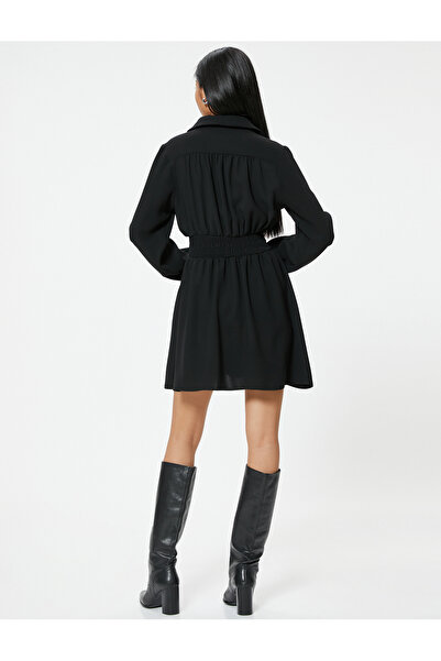 Koton Kadın Siyah Elbise - 5wak80006uw