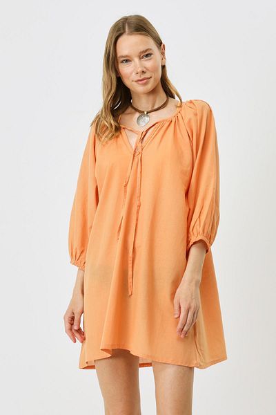 C&City Melon Patterned Pareo Beach Dress - 22327