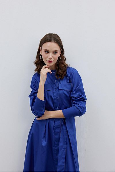 Fahhar Rochie de buzunar bleumarin
