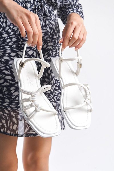 ARTI ARTI AYAKKABI MIA026-1510 White Daily Women's Holiday Sandals