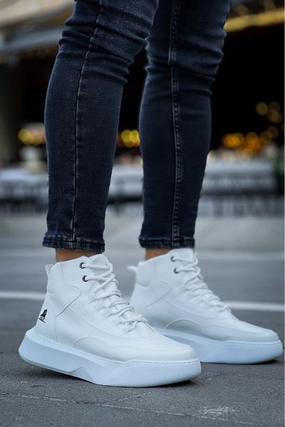 BOA Ανδρικά αθλητικά μποτάκια με ψηλή σόλα - BA0318 Lace-Up