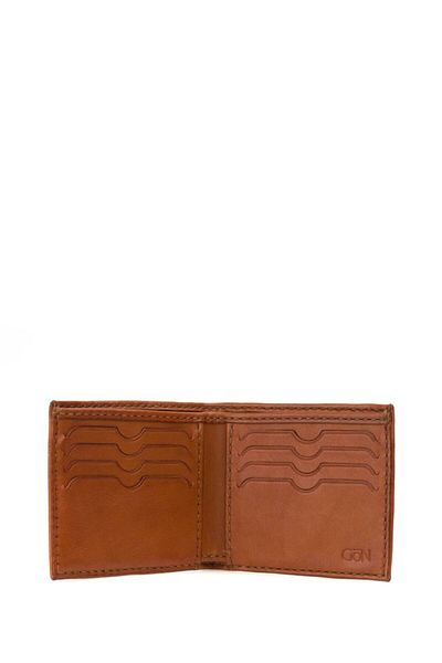 GÖN Akken Tan Leather Men's Wallet 63 Akken