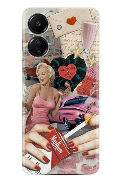 Arvencase Case for Xiaomi Redmi 13C Hd Printed Pattern Happy Series Xt-Redmi ...