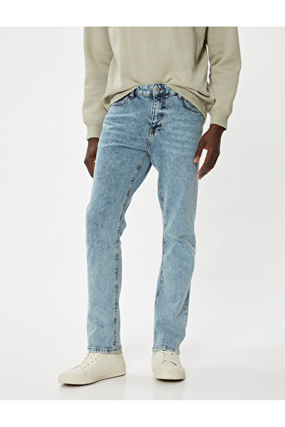 Koton Standart Bel Düz Paça Straight Fit Kot Pantolon - Mark Jeans
