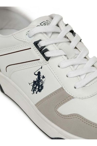 U.S. Polo Assn. U.S. Polo Assn Vincente Unisex Sneaker - White Sneakers