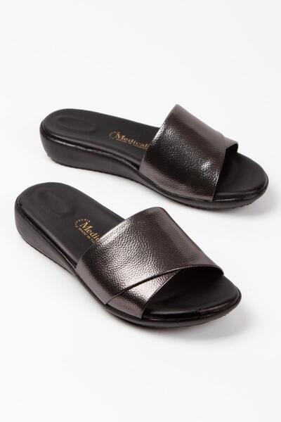 ARTI ARTI AYAKKABI Içi Hakiki Deri Ortopedik Topuk Dikeni Düzenekli Platin Te...