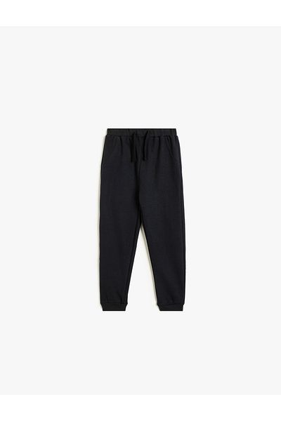 Koton Basic Sweatpants with Tie-Up Waist and Pockets