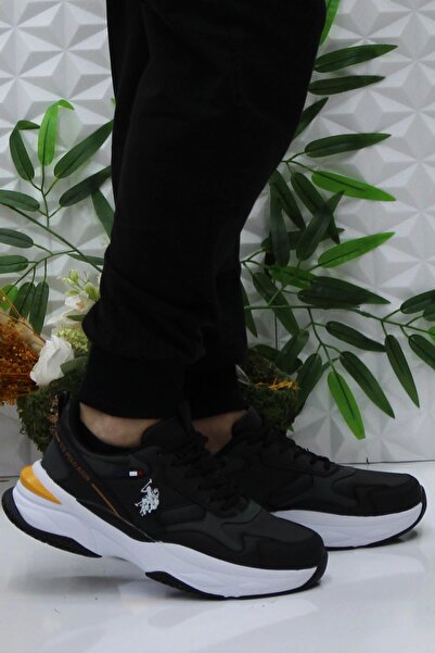 U.S. Polo Assn. Us Polo Assn. Solıdar Black Comfortable Original Product Men'...