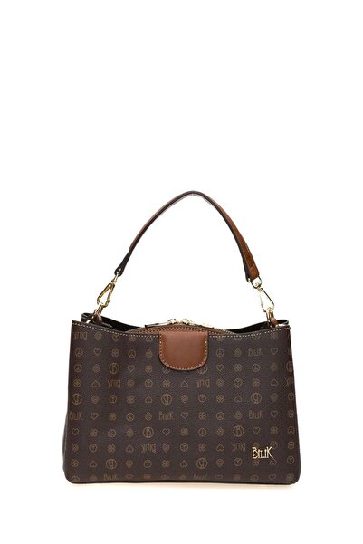 Bilik Deri Жіноча сумка через плече Monogram Kahve-Taba DLR 109-MN