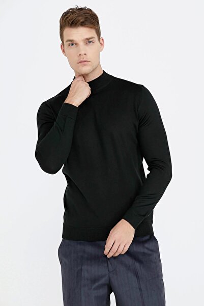 Sementa 12108 Yarım Balıkçı Yünlü Triko Erkek Kazak