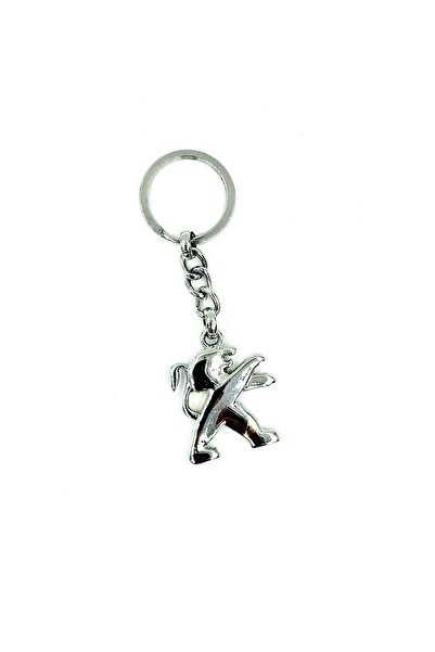 BsElektronik تعويض الفرق مع سلسلة مفاتيح معدنية تحمل شعار بيجو بتصميم أنيق