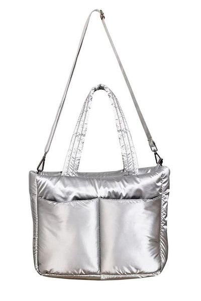 UMİ BAGGU Γυναικεία τσάντα ώμου Umi Baggu Grey Shiva