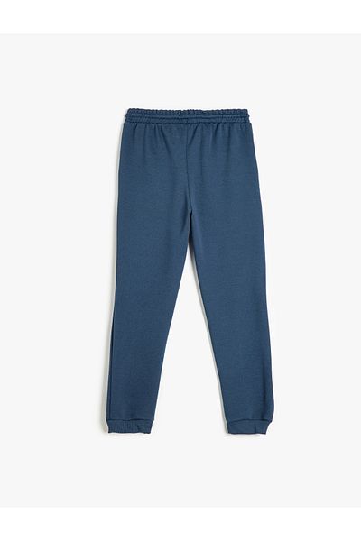 Koton Základní Jogger tepláky s kravatou v pase