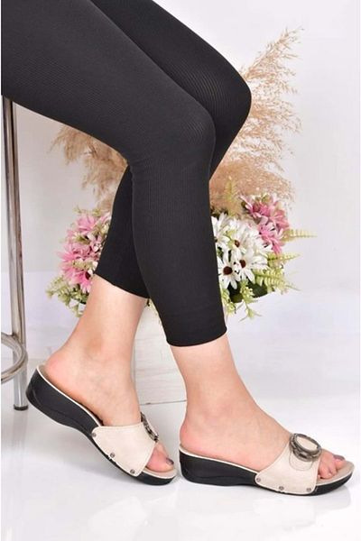 KCMN Aryan 68-788 Gel Heel Spur Special Dr.Tavsiyeli Ορθοπεδικές Γυναικείες Παντόφλες ΜΠΕΖ