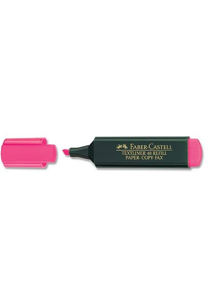 Faber Castell 1548 Highlighter Marker Pen (MATTE BODY) Pink