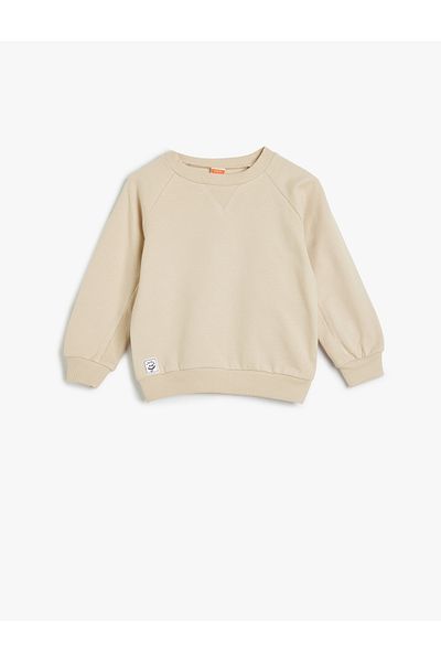Koton Cotton Long Sleeve Hooded Basic Sweat