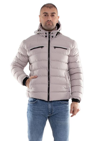 BIGAZZI 99433-304 Slimfit Hooded Thai Feather Men's Puffer Jacket