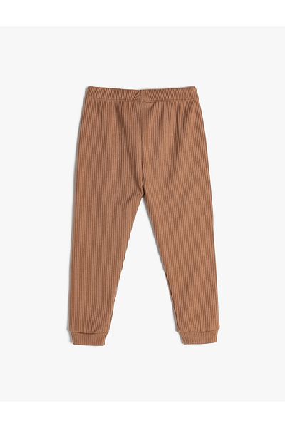 Koton Pantaloni de trening de bază texturați - Design cu talie legată