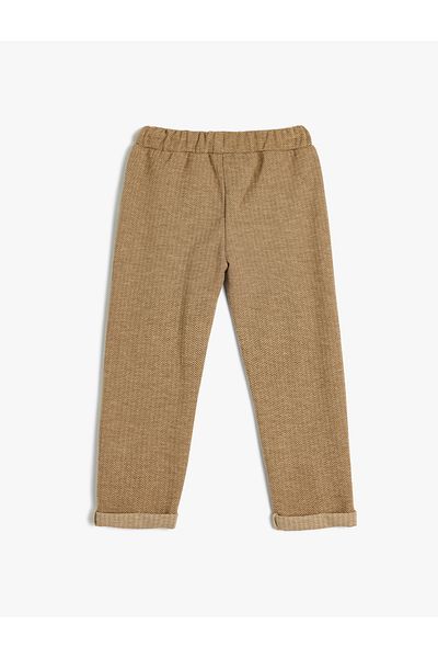 Koton Basic Tracksuit with Tie Waist and Horse