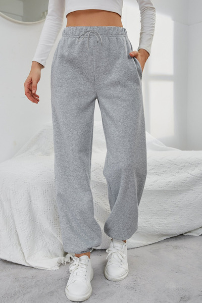 NACRE Kadın Gri Renkli Jogger Eşofman Altı