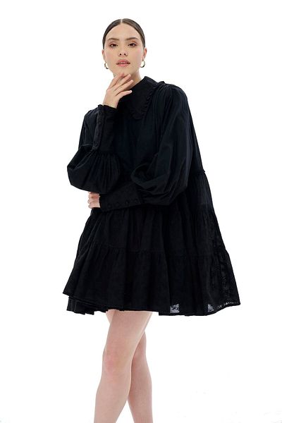 miha Hicran Önal Black Sequin Tunic