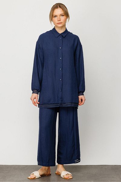 Micca Sol Rib Set-Navy