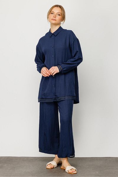 Micca Sol Rib Set-Navy