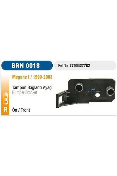 BARAN Megane I - Front Right Bumper Bracket