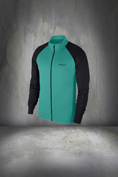 POSEIDON STORM Ανδρικό Water Green Νέο Supra Combed Βαμβακερό Αθλητικό Σετ - S-3xl για τρέξιμο