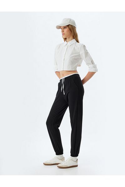 Koton ComfortableJogger Sweatpants - Διπλή μέση, κορδόνια και τσέπες