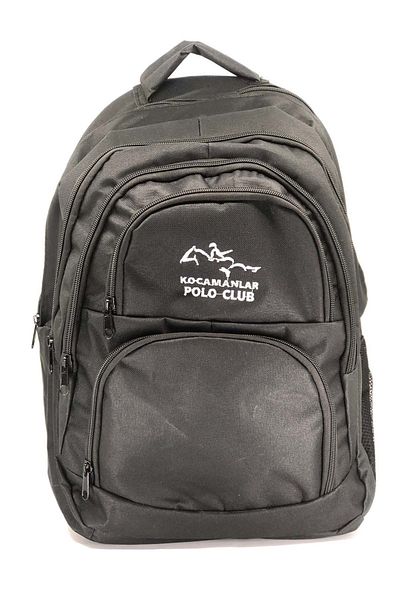 KCMN Kocamanlar 2122-6 Unisex Back and School Bag with Orthopedic Back Black