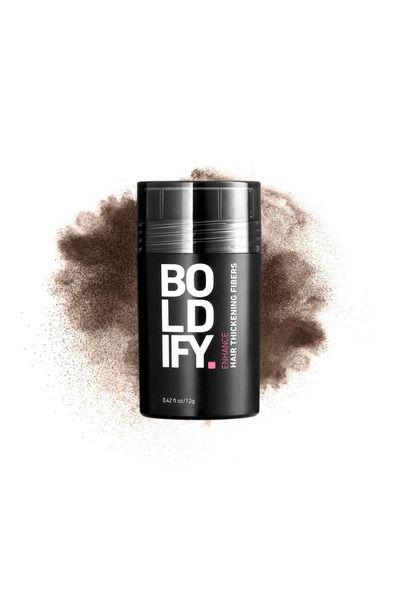 Boldify Saç Dolgunlaştırıcı Fiber, Topik Tozu Açık Kahve 12 gr- Hair Building Fibers