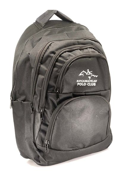 KCMN Kocamanlar 2122-6 Unisex Back and School Bag with Orthopedic Back Black