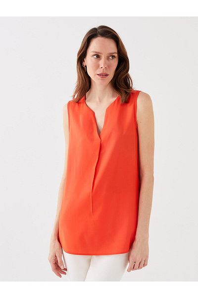 LC Waikiki LCWAIKIKI Classic Women's Leakage Collar Straight Blouse