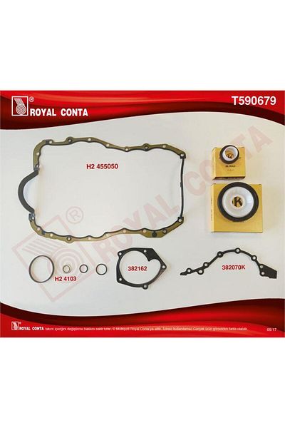 Royal Clio Iv Megane Iii Fluence 1.5Dcı - 75 90 110 Hp Engine Euro 5× 388620   Seal Felted Bottom Set