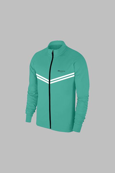 POSEIDON STORM Large Size New Series Men's Sweatpants - Water Green, Comfortable Zippered, Hooded, Supra Combed Cotton Fabric