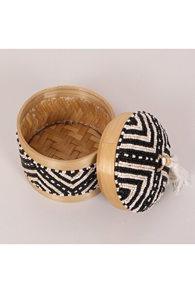 Mylamp Балі Бусина Бамбукова Скринька для Зберігання S 12x14 см