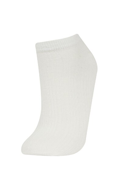 DeFacto Women's 3-Piece Cotton Booties Socks C6392Axns