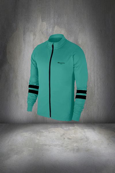 POSEIDON STORM Men's Tracksuit Set - Water Green, Plus Size, Breathable Fabric, Stylish Combed Cotton Set 4-10xl