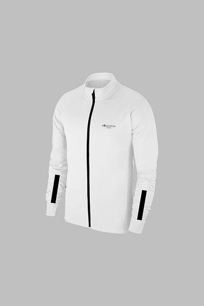 POSEIDON STORM Noua serie de marimi mari pentru bărbați, alb, personalizat Supra, țesătură pieptănată, set de pantaloni de sport simpli, 4XL-10XL