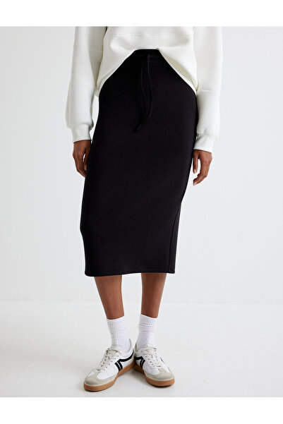 Koton Standart Bel Slim Fit Midi Boy Kalem Etek