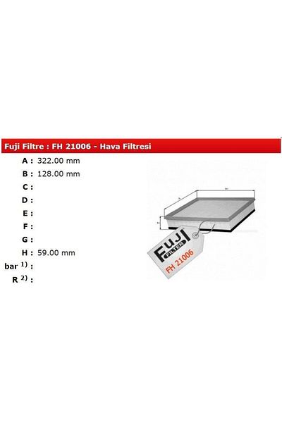 FUJI A4 A5 Q5 1.8 2.0 Air Filter