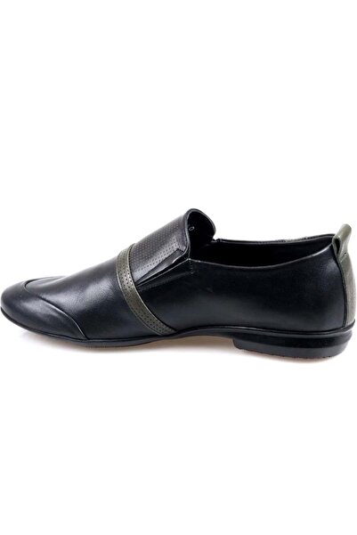 Kocamanlar Ayakkabı James Franco 812 %100 натуральна шкіра Лофер Чоловічі балетки ЧОРНИЙ