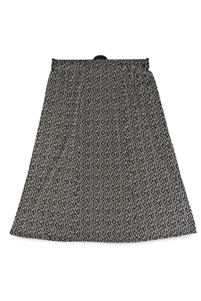 CT STONES Elastic Waist Full Lycra Pigment Combed Cotton Skirt Mother's Skirt Long Prayer Skirt - Royaleks - D2