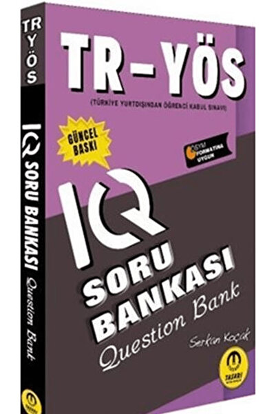 tasarı eğitim yayınları TR YÖS IQ Soru Bankası / Serkan Koçak / Tasarı Eğitim...