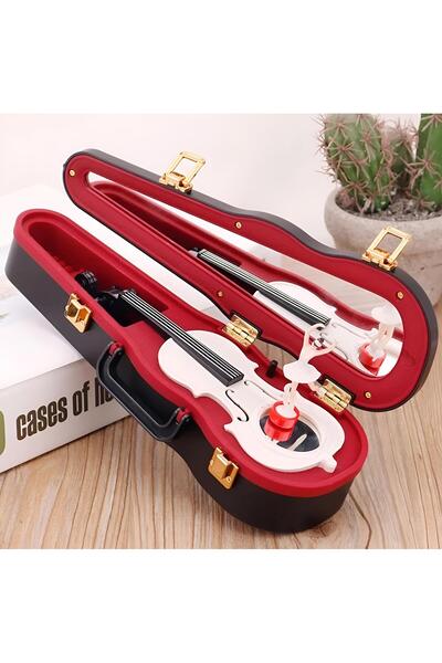 EXENET Premium Gitar Tasarımlı Çantalı Müzik Kutusu: Kurmalı Nostaljik Melodi...