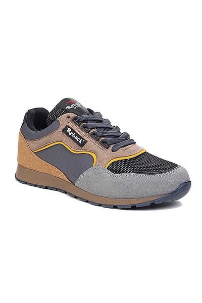 Kocamanlar Ayakkabı Reback 1081 Men's Sports Shoes Black-grey