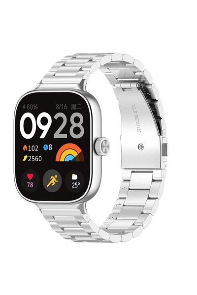 İncisoft ساعة Xiaomi Redmi Watch 4 / Redmi Watch 5 المتوافقة مع سوار معدني من الفولاذ المقاوم للصدأ (ليس ساعة)